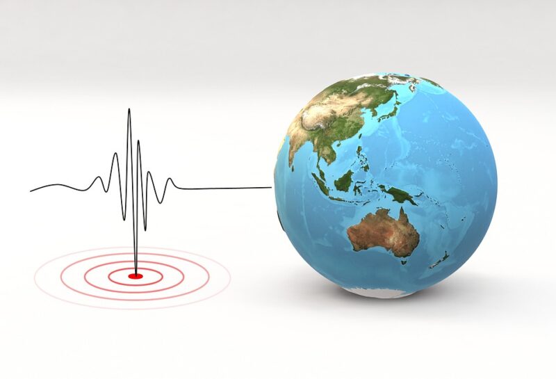 地震 パルスライン グローブ 地球 世界 心拍線 パシフィック オーストラリア 地震学
